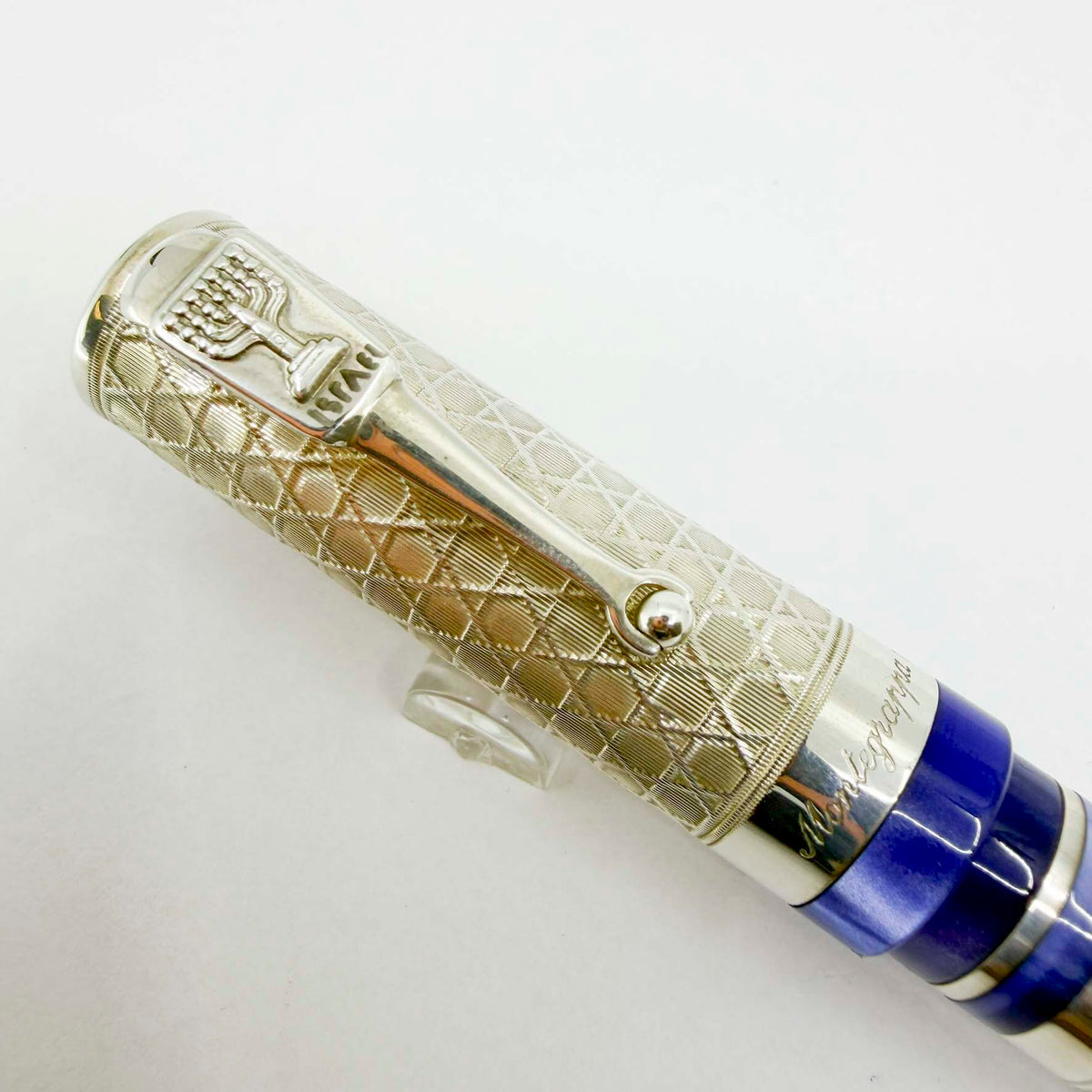 Montegrappa Israel 50th Anniversary Exquisite Sterling Silver Limited Edition Rollerball Pen