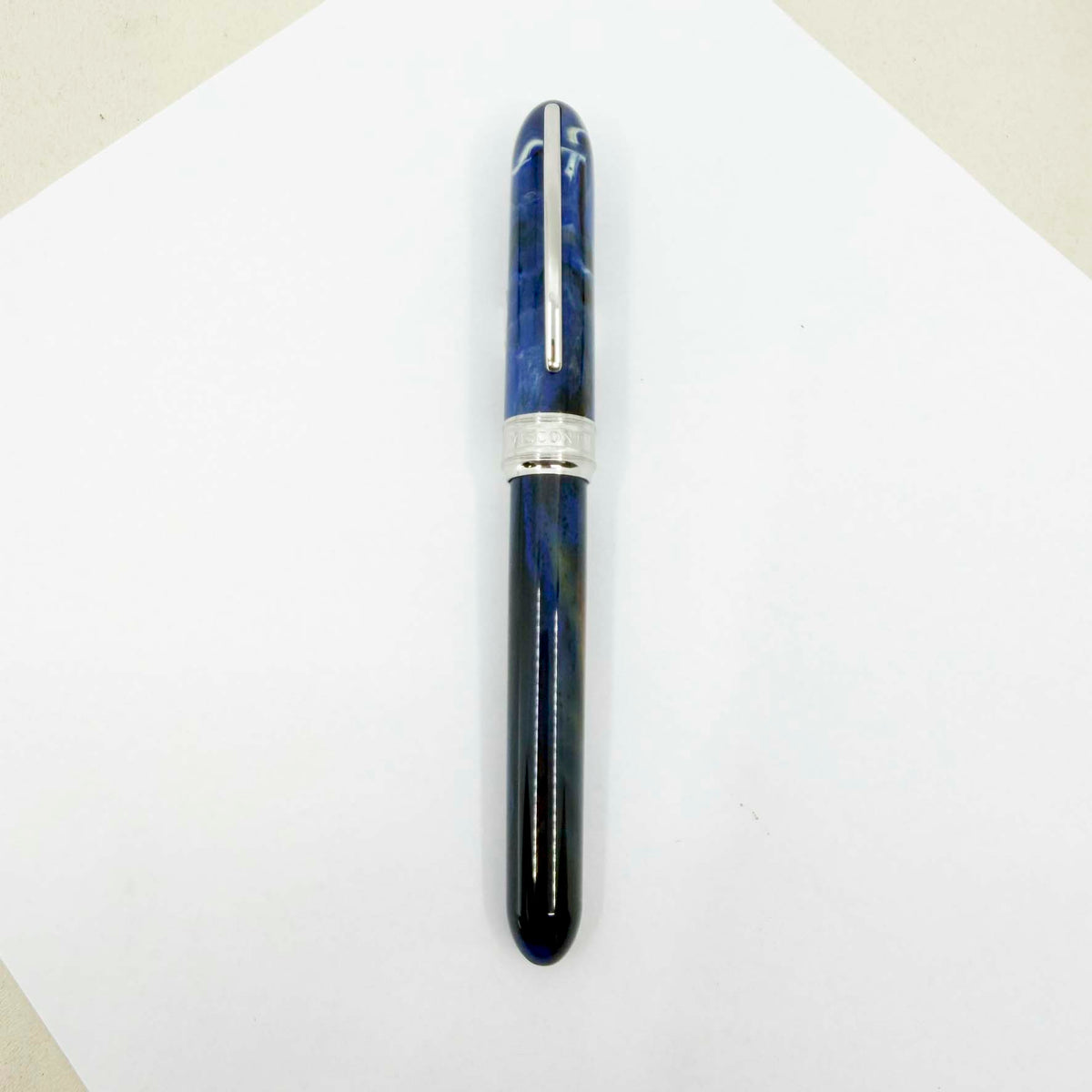 Visconti Early Van Gogh Maxi Ocean Blue Fountain Pen - Large Medium 14kt Gold Nib