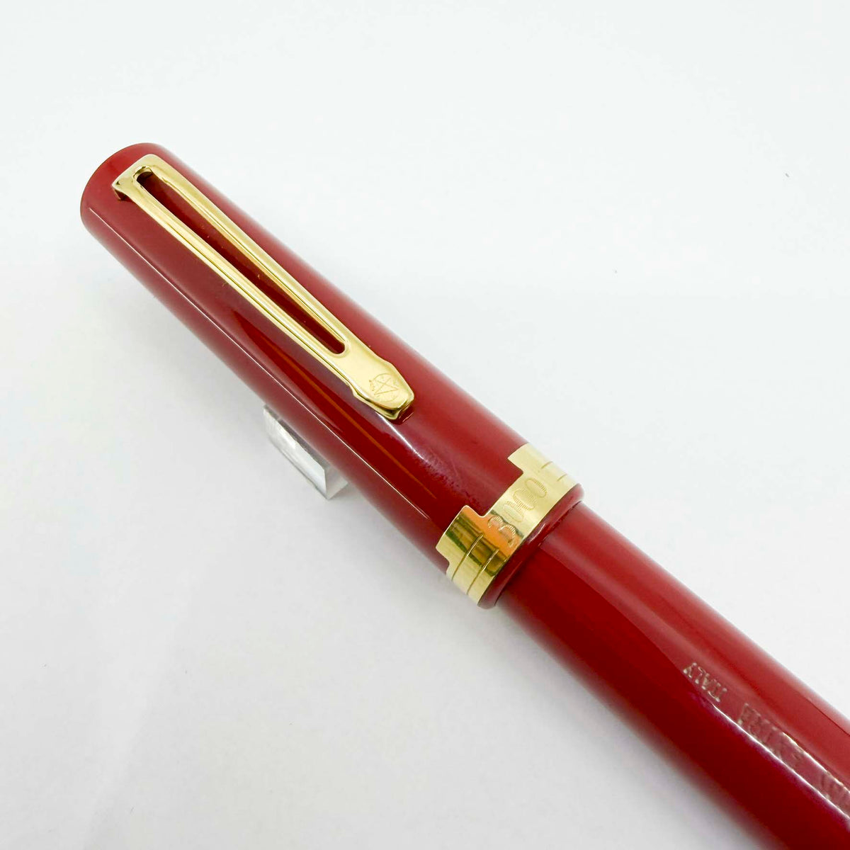 OMAS Jerusalem 3000 Red Terracotta Vegetal Resin Special Edition Fountain Pen - Medium 18kt Gold Nib