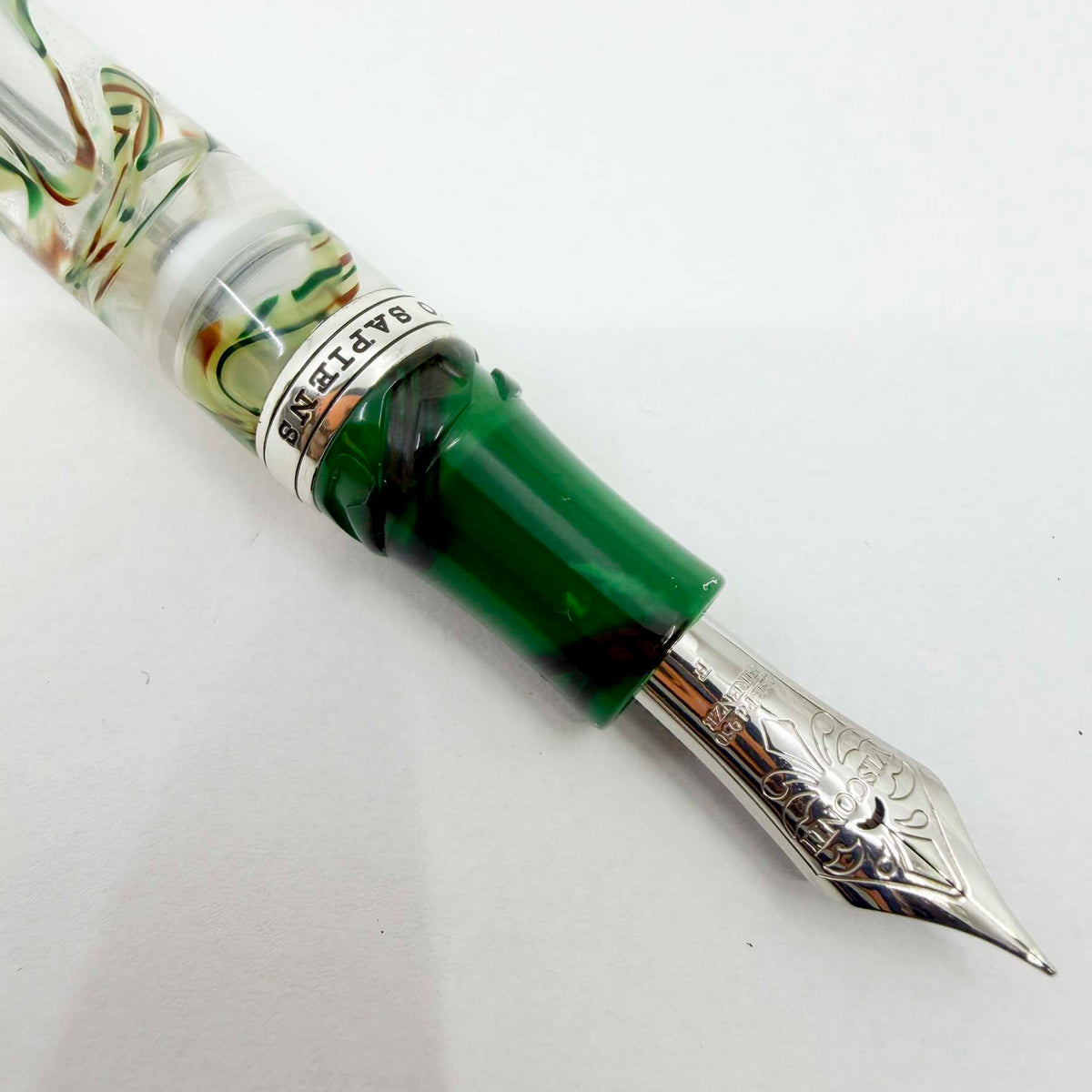 Visconti Limited Edition Homo Sapiens Florentine Hills Demonstrator Fountain Pen #0056/1000 - Very Flexible Fine 23K Palladium Nib