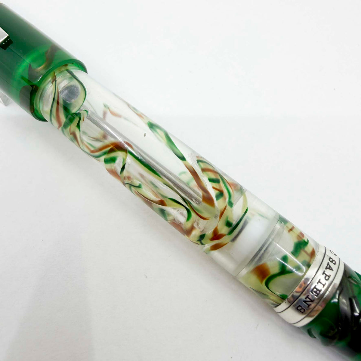 Visconti Limited Edition Homo Sapiens Florentine Hills Demonstrator Fountain Pen #0056/1000 - Very Flexible Fine 23K Palladium Nib