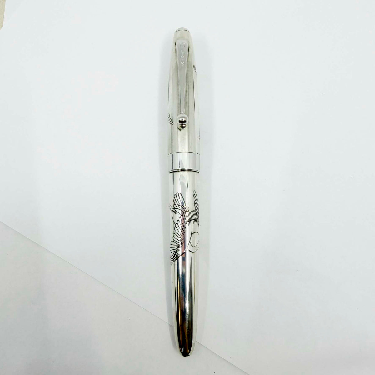 Namiki Sterling Silver Flying Crane Rollerball Pen
