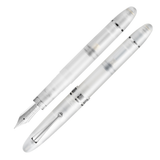 OMAS Ogiva Frosted Demonstrator Frosted w/Silver Trim - Fountain Pen w/14kt Gold NIb