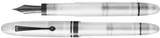 OMAS Ogiva Frosted Demonstrator Frosted w/Black Trim - Fountain Pen w/14kt Gold Nib