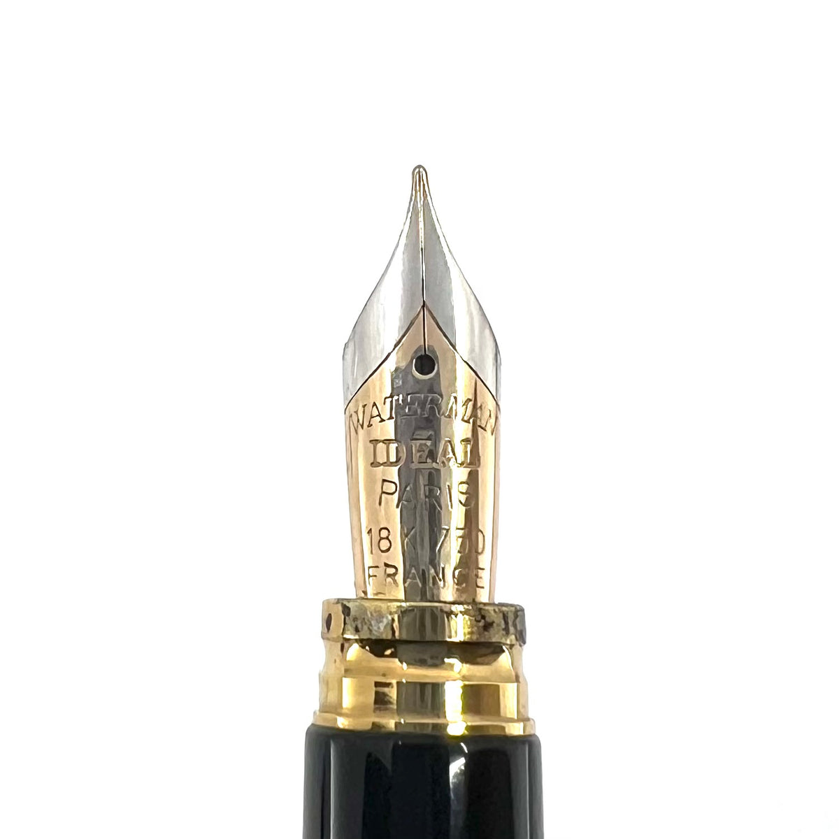 Waterman Rhapsody Burgundy Marble Fountain Pen  - Fine 18kt Gold Nib