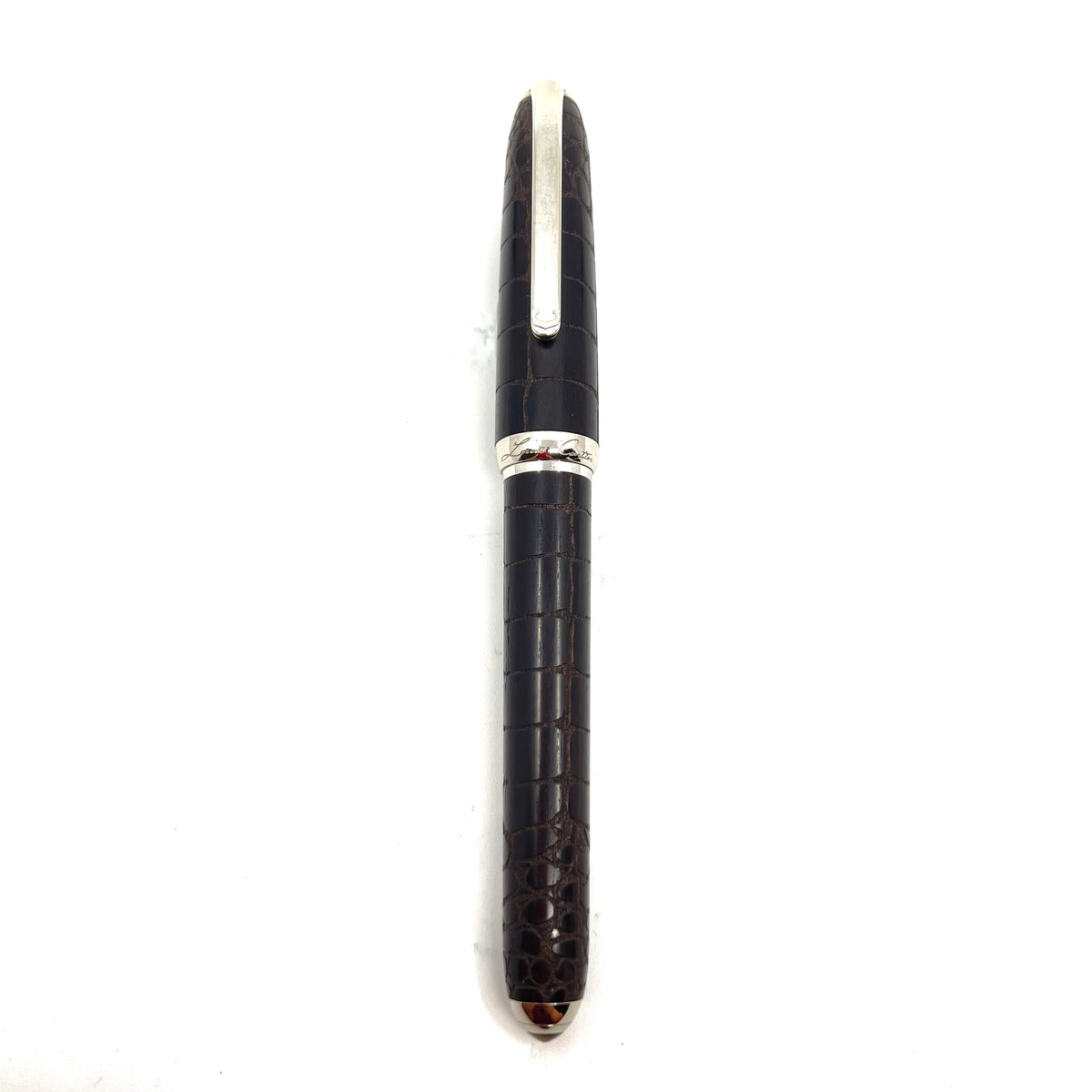 Cartier - Louis Cartier Crocodile Scales Engraved Wood Body Limited Edition Fountain Pen