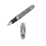 Montegrappa Imperial Year Of The Dragon Silver Limited Edition - Fountain Pen