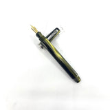 Marlen (Italy) Lustrous Olive Fountain Pen  - Medium 18kt Gold Nib
