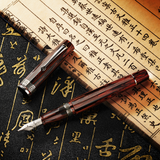 OMAS Paragon Fountain Pen Calligrafia Limited Edition Silver Trim