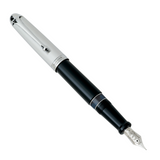 Aurora 88 Black with Chrome Cap Fountain Pen (LARGE)
