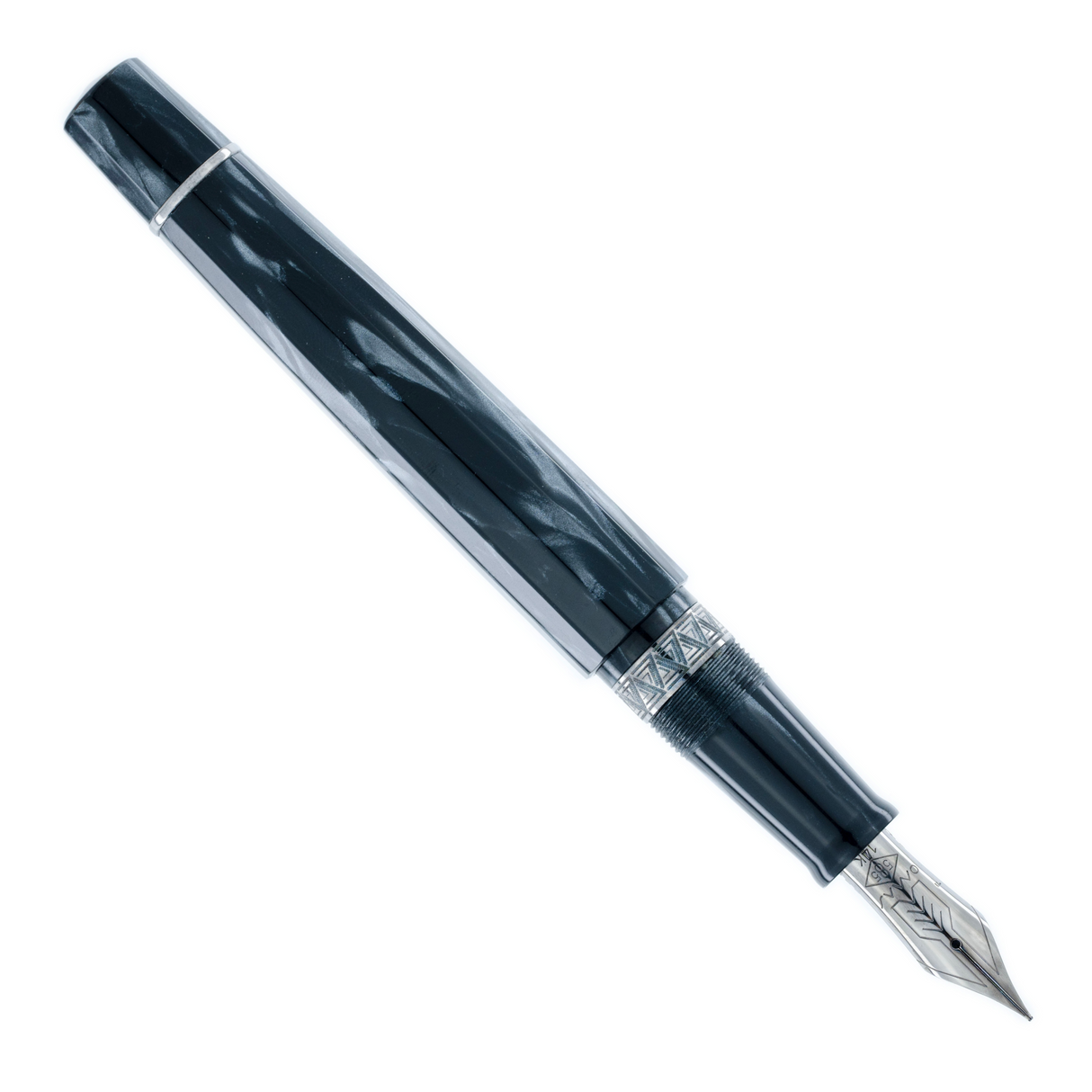 OMAS Paragon Fountain Pen Grigio Perla Silver Trim