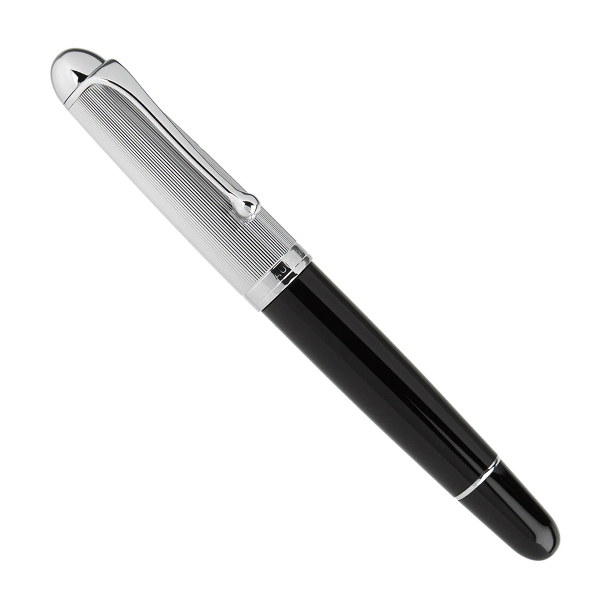 Aurora 88 Black with Chrome Cap Fountain Pen (LARGE)