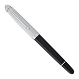 Aurora 88 Black with Chrome Cap - Rollerball