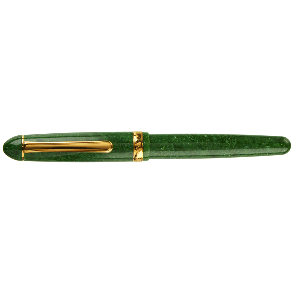 Platinum Celluloid Jade - nibs.com