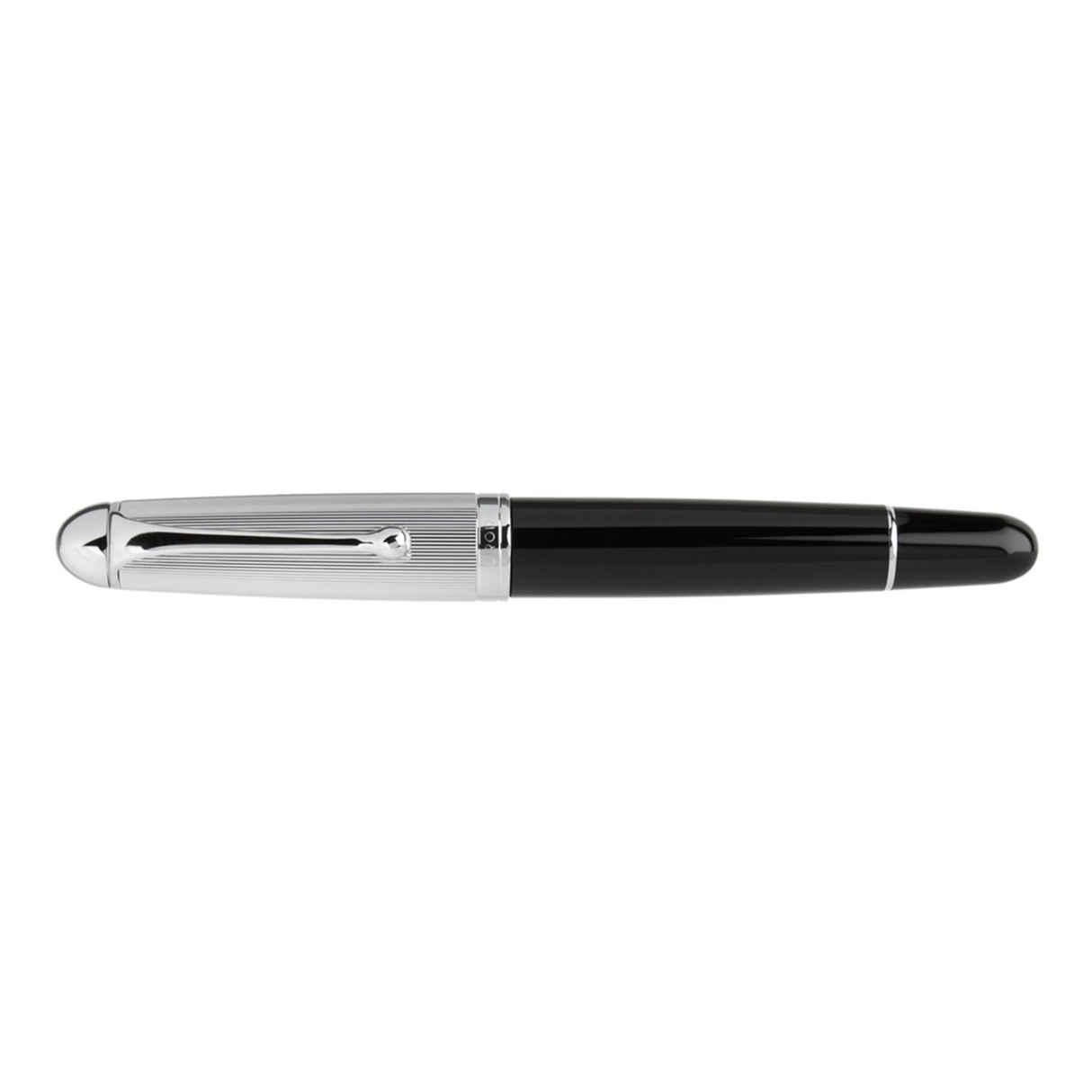 Aurora 88 Black with Chrome Cap Fountain Pen (LARGE)
