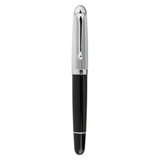 Aurora 88 Black with Chrome Cap Fountain Pen (LARGE)