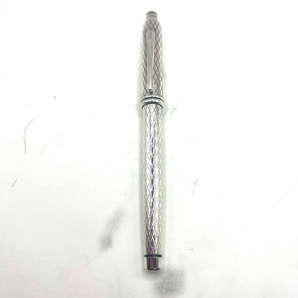 Cross Townsend Sterling Silver Fountain Pen - Made for 25th  Anniversary of Joon Pens(NYC)- Fine 18kt Gold Nib