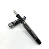 Aurora "Europa" Optima Marbled Charcoal & Gray Limited  Edition Fountain Pen - Fine 18kt Gold Nib