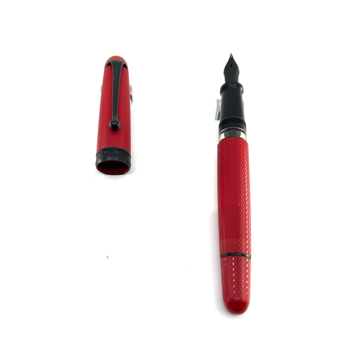 Aurora Red Mamba Limited Edition Fountain Pen  - Fine 18kt  PVD Treated Gold Nib