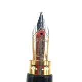 Waterman Man 100 Black Lacquered Fountain Pen - Fine 18kt Gold Nib