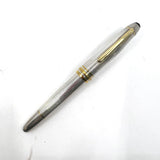 Montblanc Meisterstück Solitaire Le Grand TRAVELER Striped Sterling Silver #147SP Fountain Pen