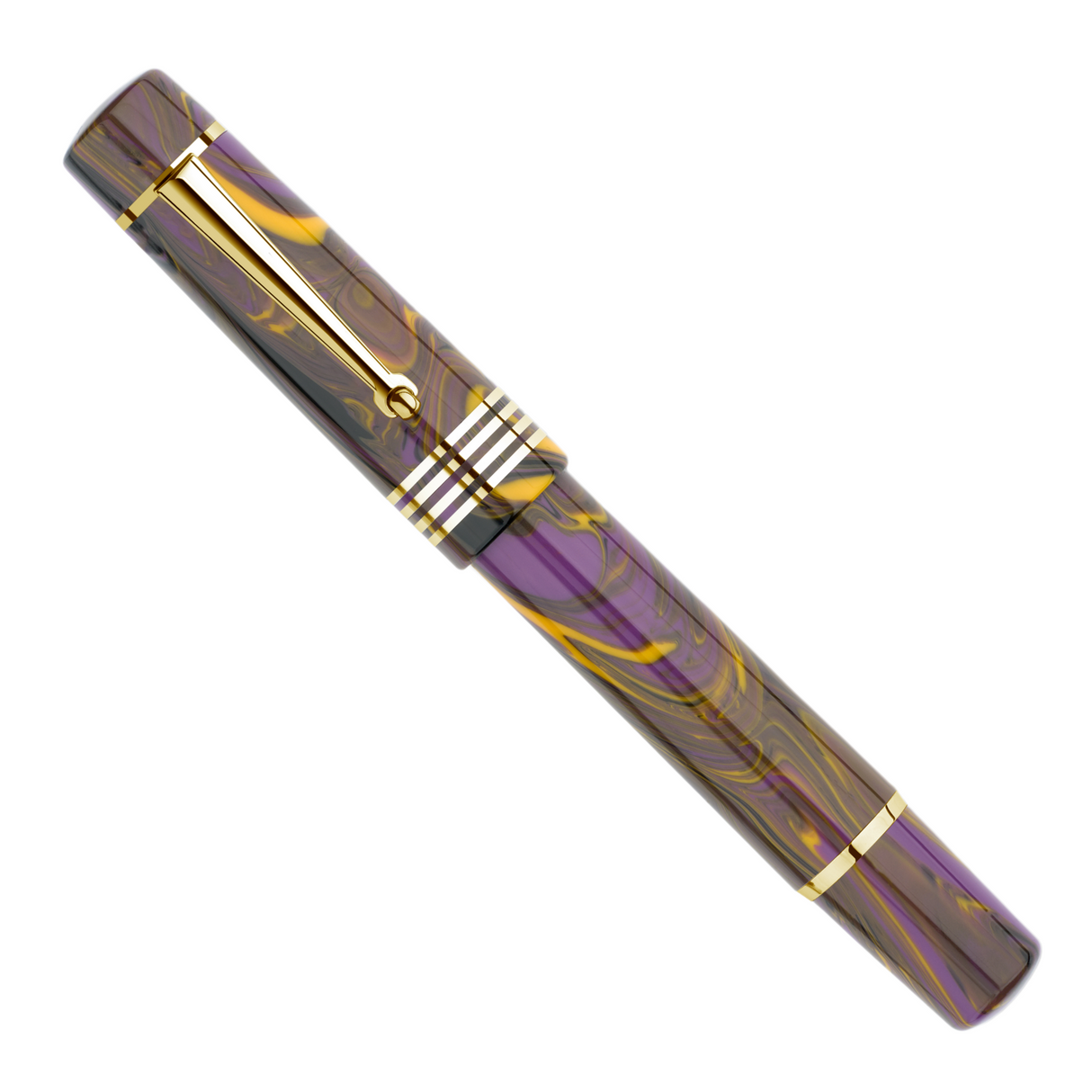 Delta Neo Gallery Iris Gold Trim Fountain Pen