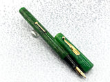 Aikin Lambert New York "Mercantile" Jade Green Celluloid - Fountain Pen