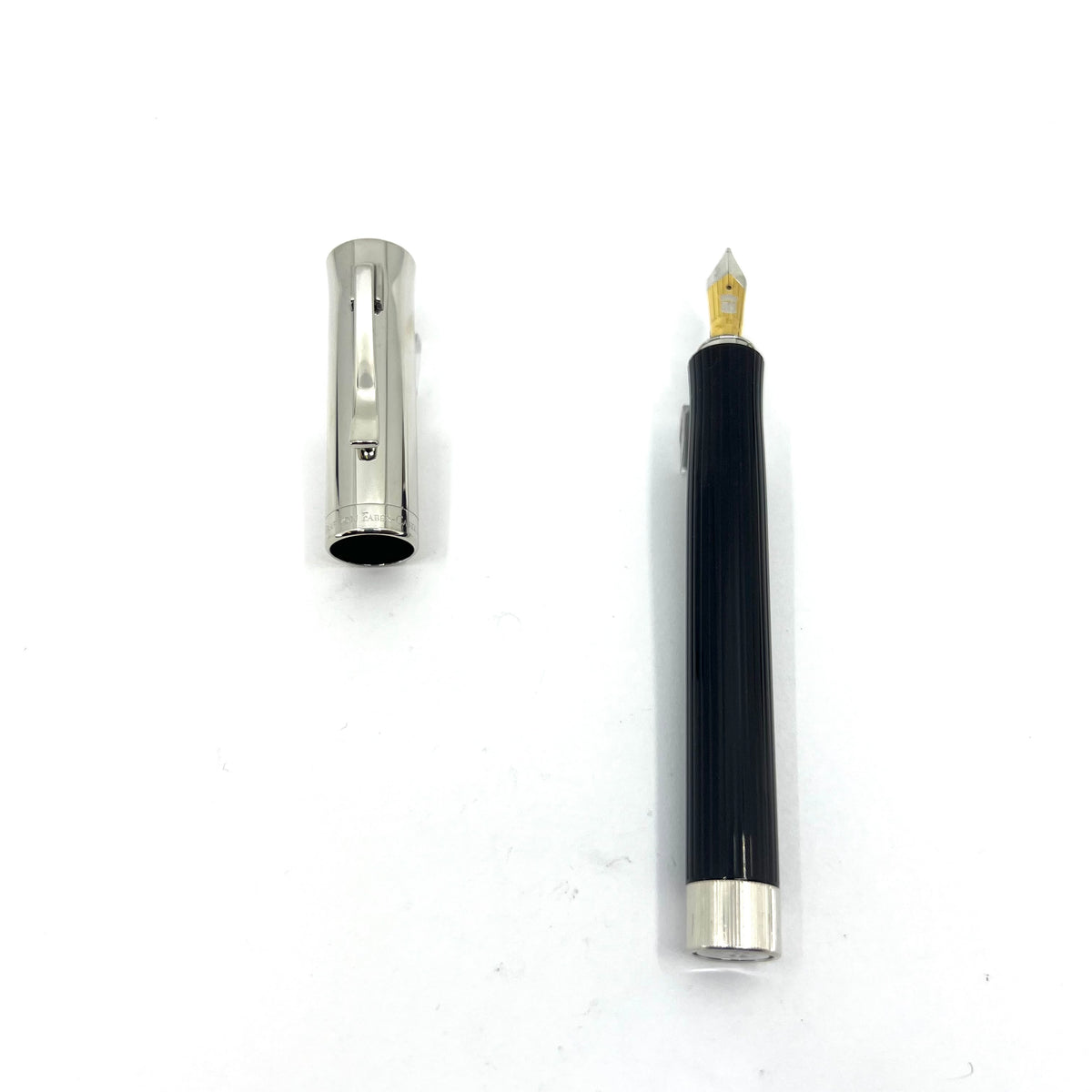 Graf Von Faber-Castell Intuition Platino Fountain Pen  - Broad 18kt Gold Nib