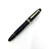 Montblanc Black Meisterstuck #149 Fountain Pen-Broad Oblique (Profile Of Left Foot) 18kt Gold Nib