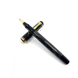 Pelikan Rare & Unusual R250 Rollerball - Resin Barrel In Gray Lizard Design/Black Cap