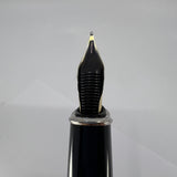 S.T. Dupont Orpheo (Largest Size) Black Laque de Chine  Fountain Pen - Medium 18kt Gold Nib