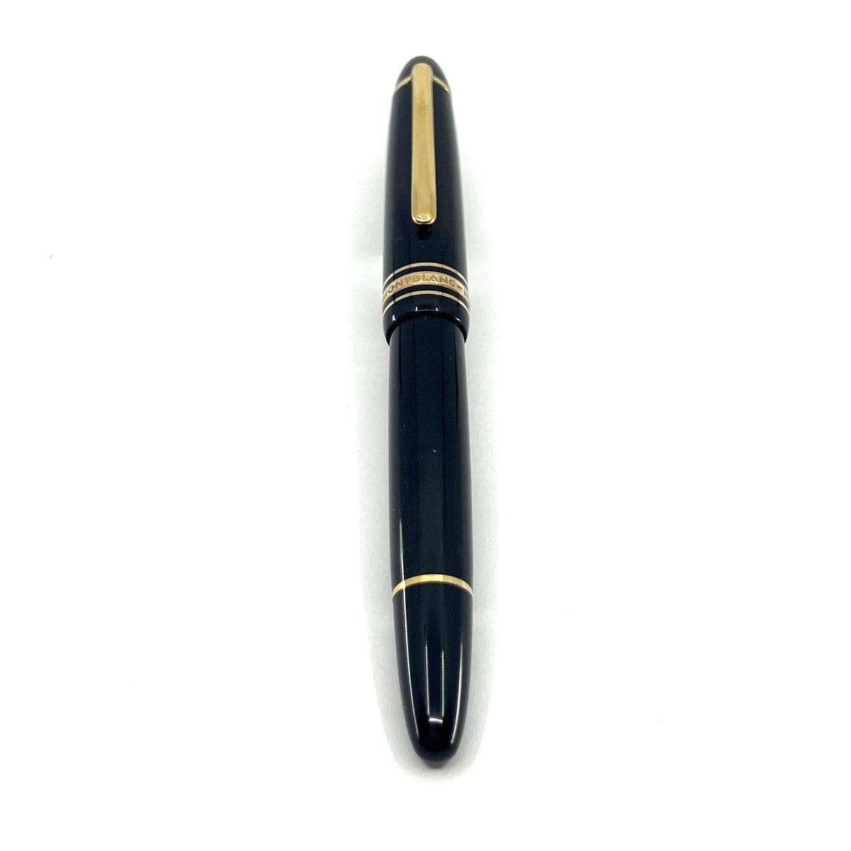 Montblanc Meisterstuck Black Resin 146 LeGrand Fountain Pen  - Fine 14kt  Gold Nib