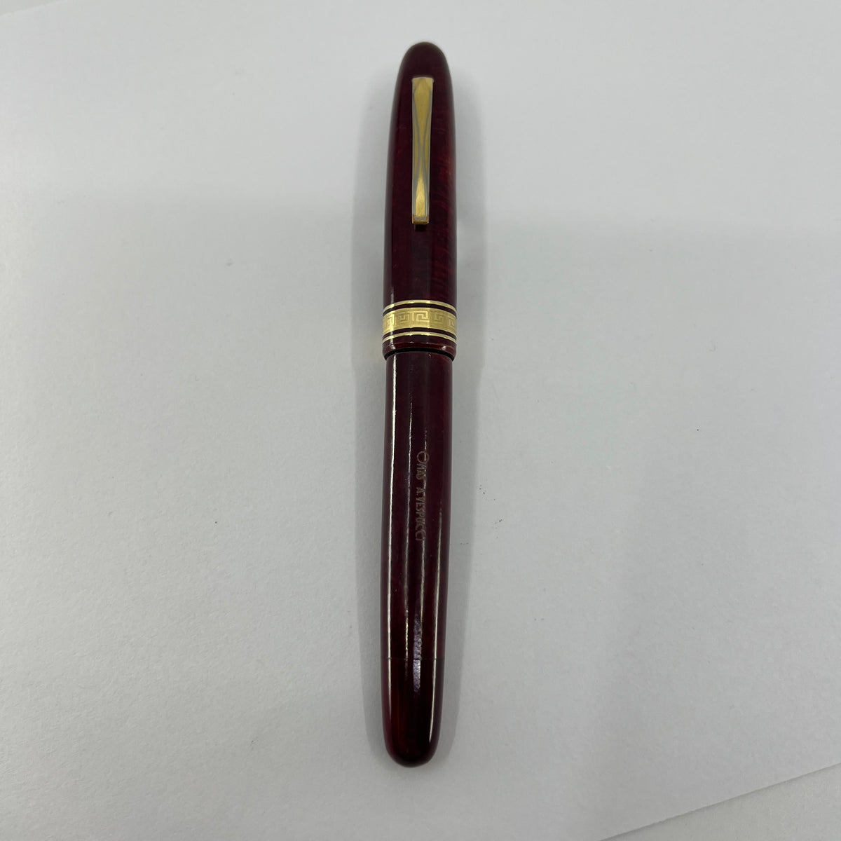 OMAS  Amerigo Vespucci Ogiva Wood Large Fountain Pen - Fine 18kt Gold Nib