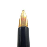 S.T. Dupont Gold Vermeil (Sterling Silver Base) - Smooth Cap/ Fluted Barrel Classic Fountain Pen - Broad 18kt Gold Nib