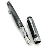 Aurora Alpha Tuscan Night Lustrous Charcoal Fountain Pen