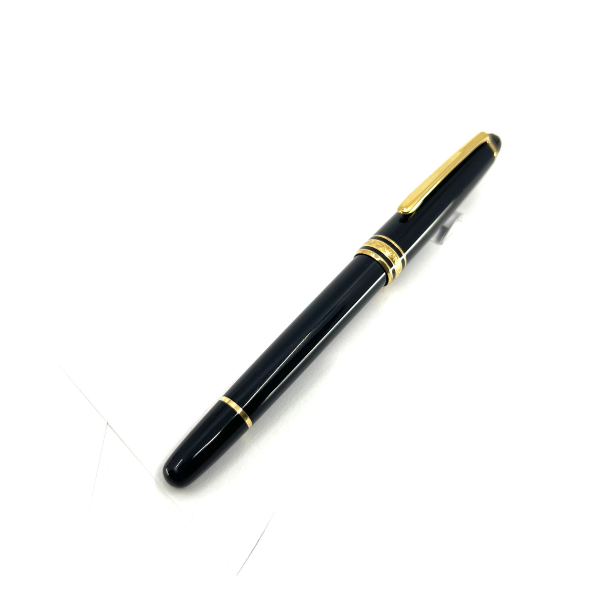 Montblanc Black Resin Meisterstuck #144 Classique Fountain Pen - Extra Fine 14kt Gold  Nib