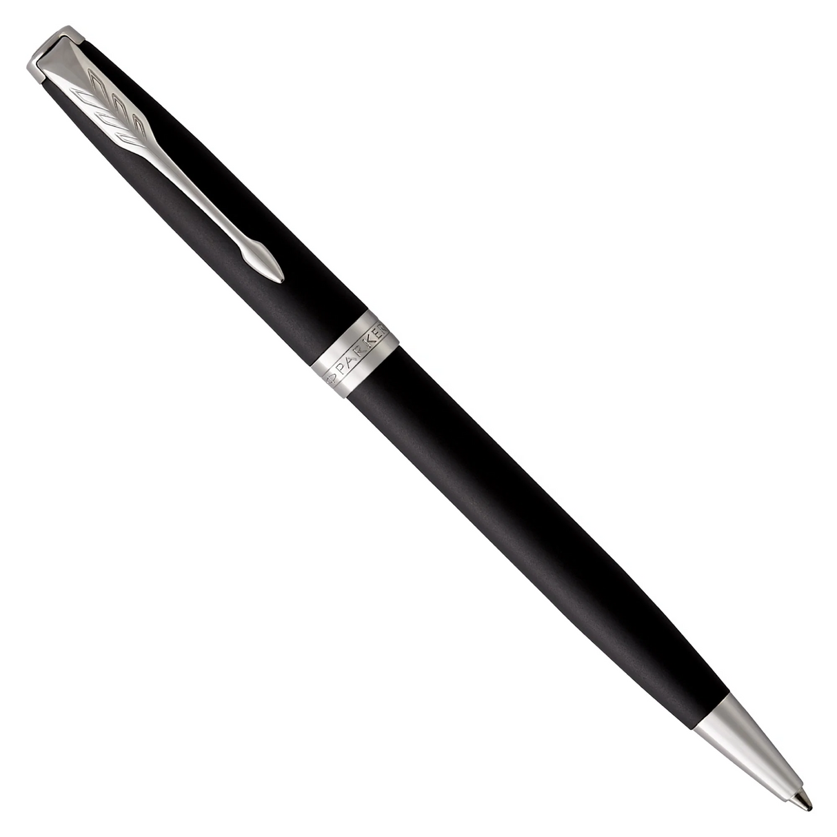 Parker Sonnet Classic Matte Black Chrome Trim Ballpoint