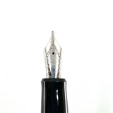 Pilot-Namiki Black Lacquered Bamboo Metal Oversized Fountain  Pen - Broad 14kt Gold Nib