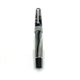 Aurora "Europa" Optima Marbled Charcoal & Gray Limited  Edition Fountain Pen - Fine 18kt Gold Nib