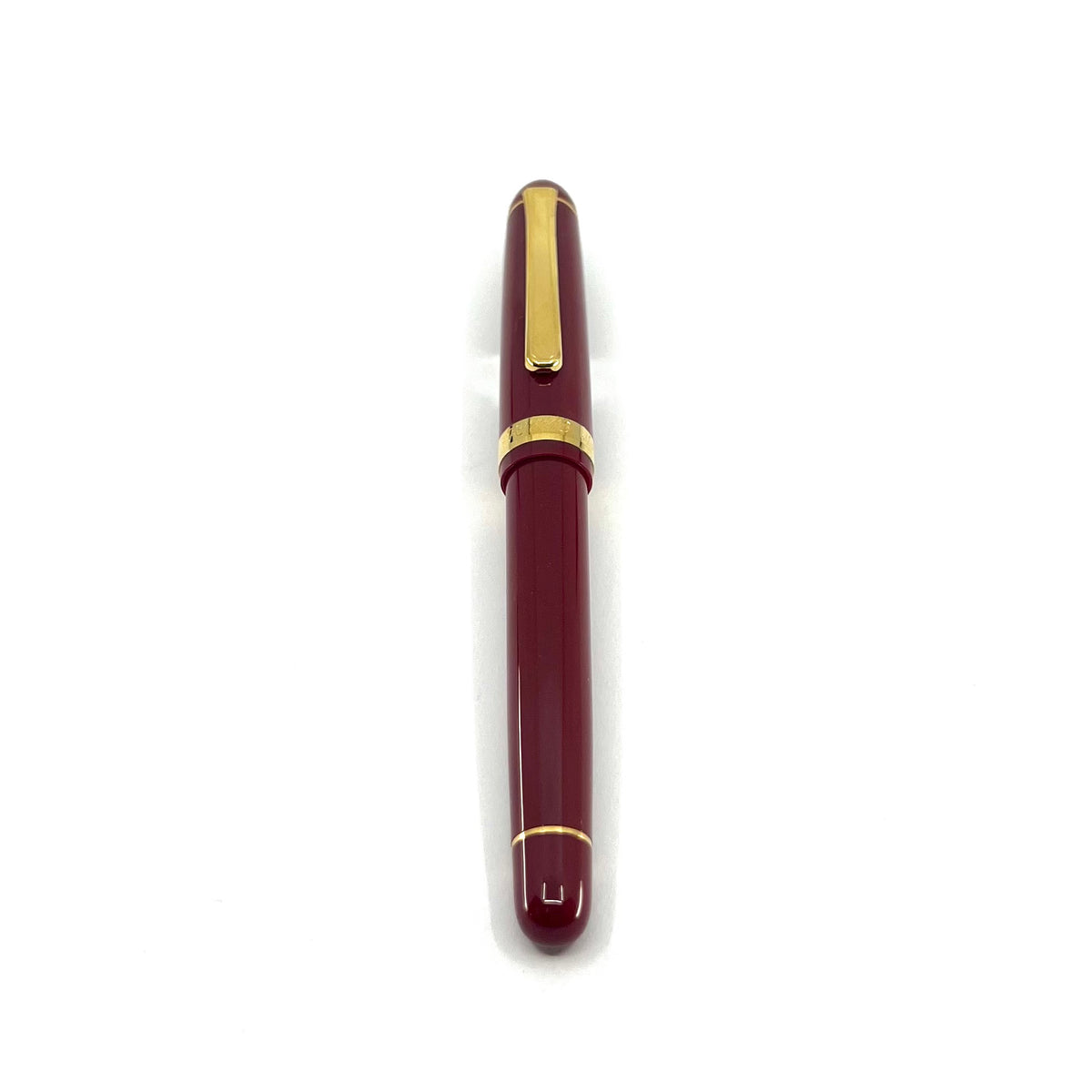 Platinum #3776 Tuscan Red Fountain Pen - Broad 14kt  Gold Nib