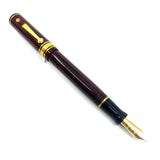 Wahl-Eversharp Decoband Rosewood Ebonite Fountain Pen -  Medium 14kt Gold Nib