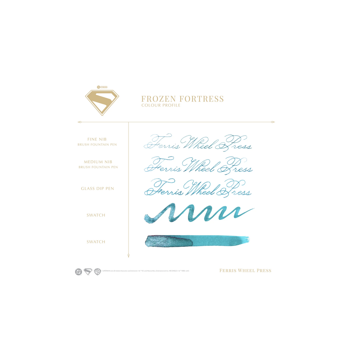 Ferris Wheel Press Superman Frozen Fortress 10ml Ink