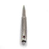 Montblanc Meisterstuck Solitaire Stainless Steel II 164 Ballpoint Pen - Laser Engraved Cap (Copy)