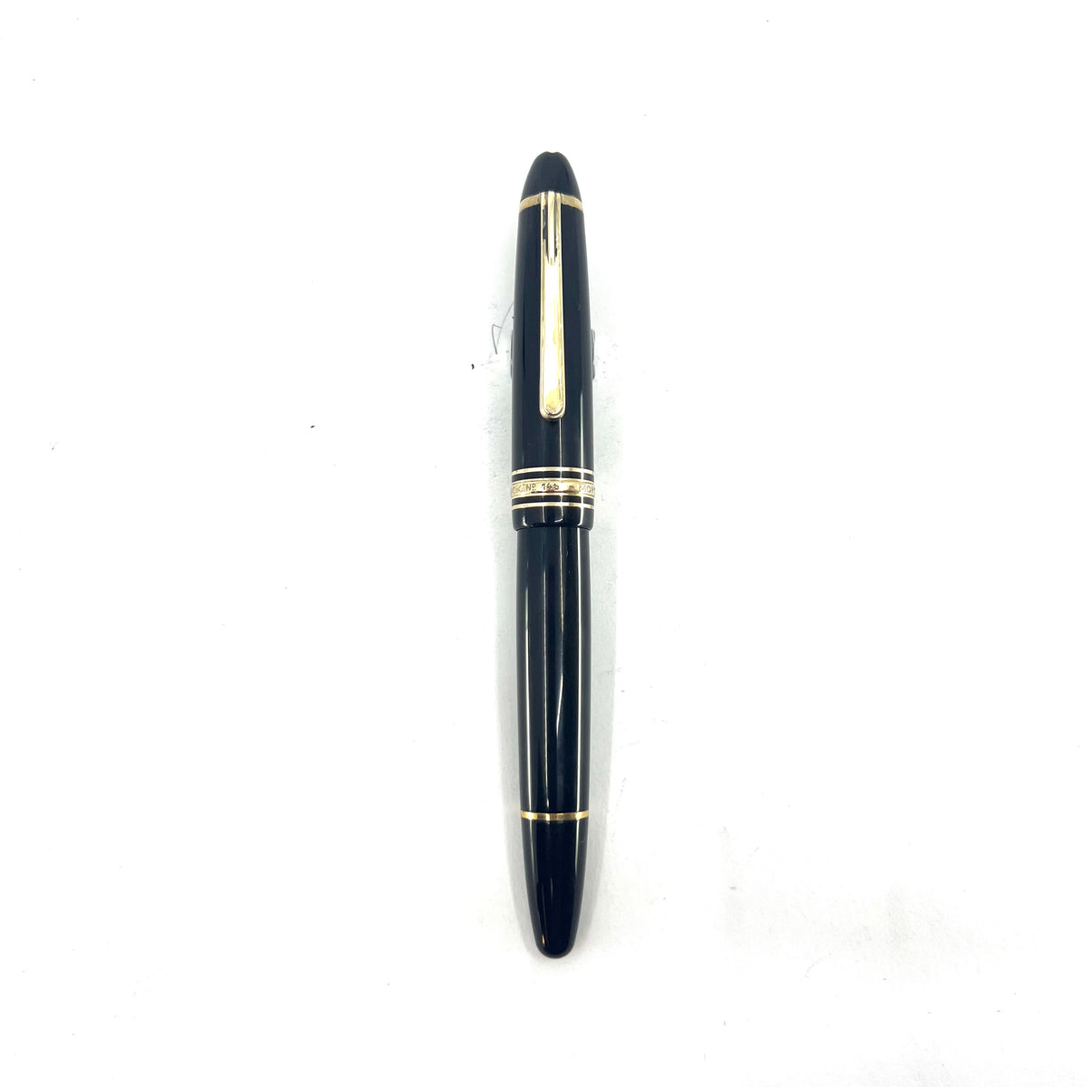 Montblanc Black Meisterstuck #146 LeGrand Fountain Pen -  Double Broad Oblique 14kt Gold Nib