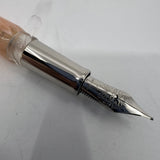 Visconti Opera Demo Carousel Swirl Pink Blush Fountain Pen - Flexible Medium 18kt Gold Nib