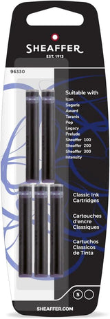 Sheaffer Ink Cartridges in Black (Pack of 5)
