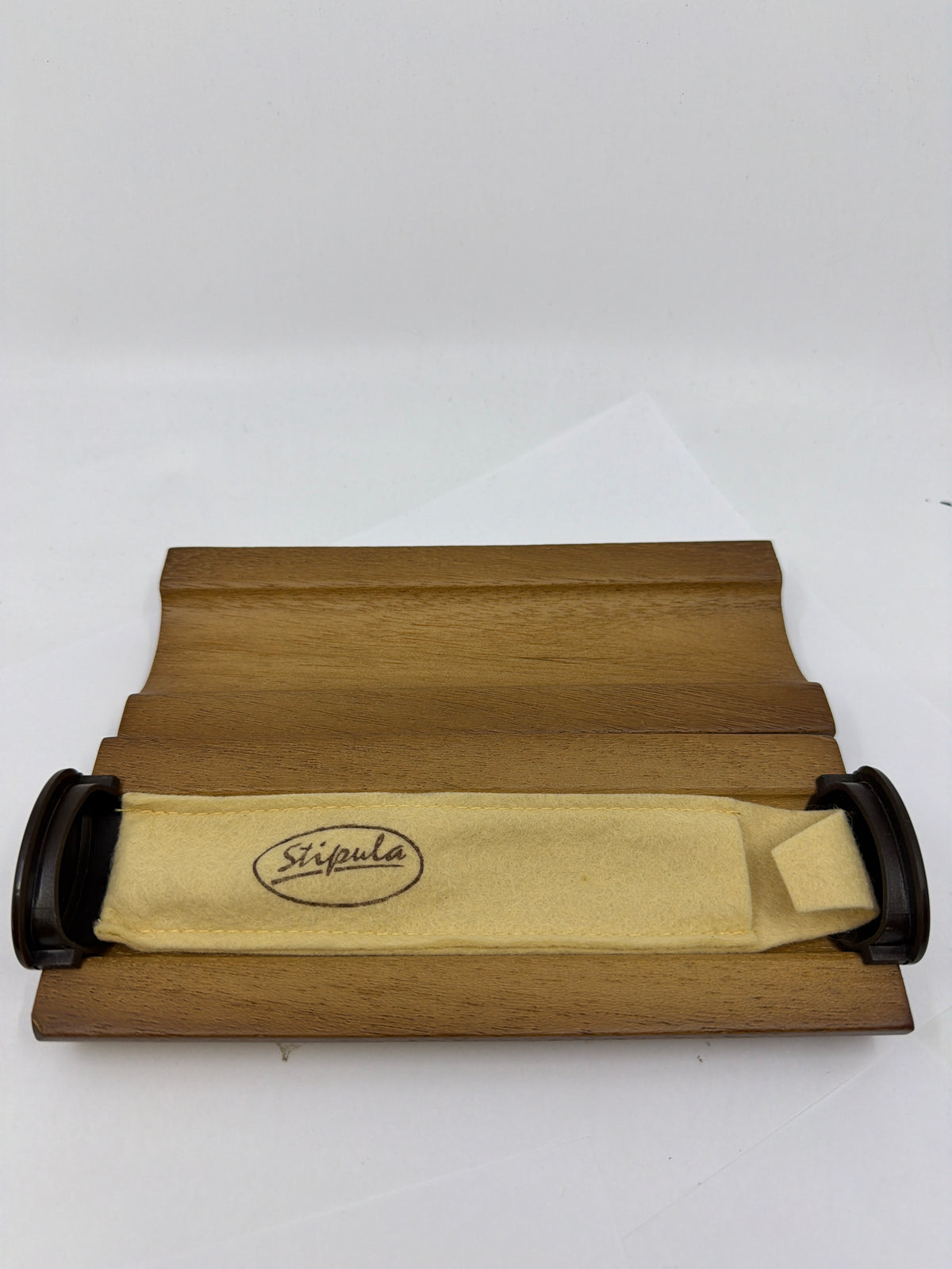 Stipula Novecento Woodgrain Ebonite Fountain Pen - Medium 18kt Gold Nib