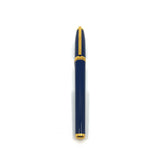 S.T. DuPont Blue Fidelio Lacquered Fountain Pen -  Stub 14kt Gold Nib