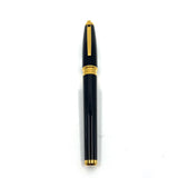 S. T. Dupont Orpheo (Largest Size) Black Chinese Lacquer Fountain Pen - Extra Fine 18kt Gold Nib