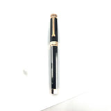 Montegrappa Nero Uno Linea Fountain Pen - Fine 18kt Gold Nib